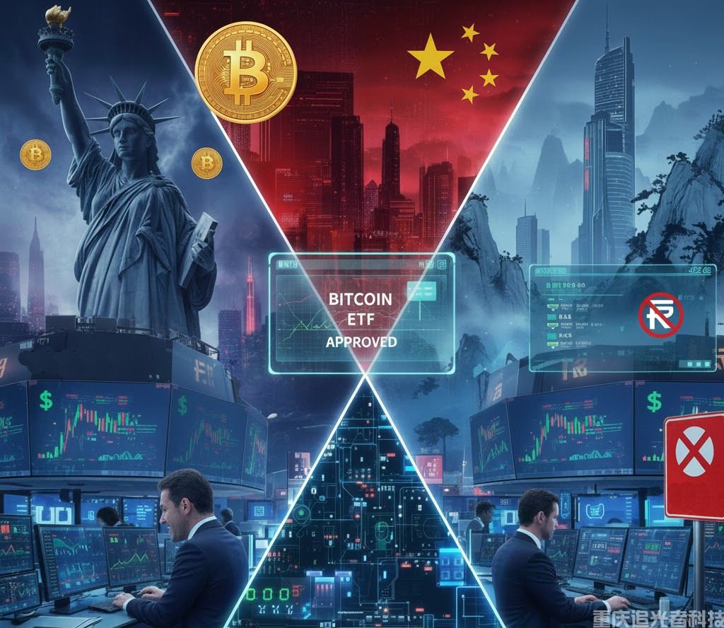 冰火兩重天：為什么比特幣在美國熱潮迭起，在中國卻遭遇嚴格限制？