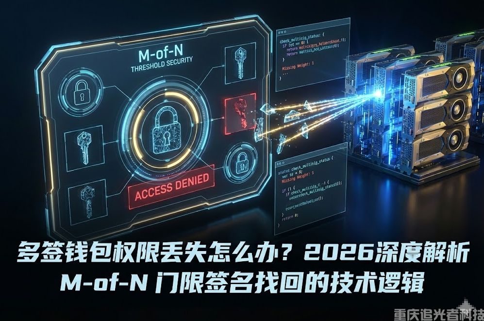 多簽錢包權限丟失怎么辦？2026 深度解析 M-of-N 門限簽名找回的技術邏輯