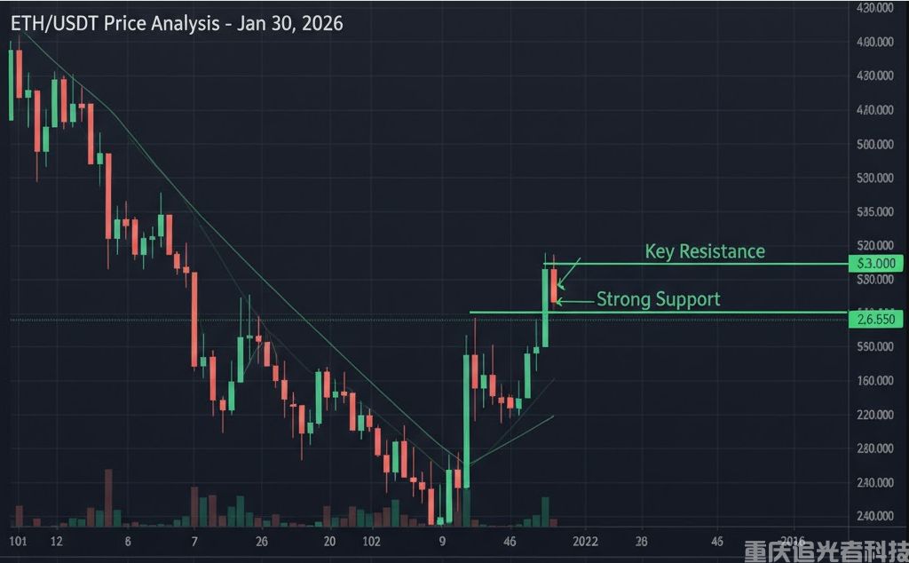 以太坊最新行情：3000點保衛戰告捷，2026“春季攻勢”序幕拉開？(1)